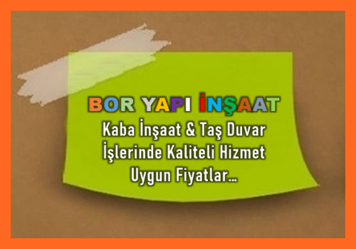İNŞAAT & TAŞ DUVAR FİYATLARI